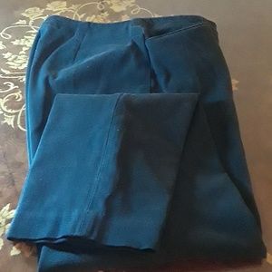 Black straight leg slacks